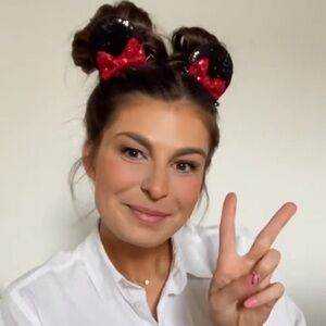 NEW• Handmade Minnie Mouse Hair Clips- Set Of 2